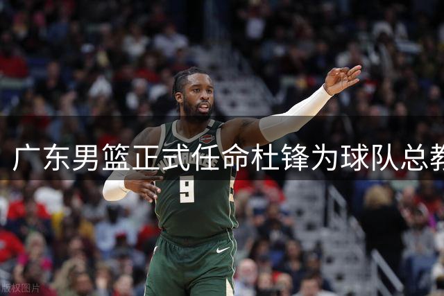 广东男篮正式任命杜锋为球队总教练